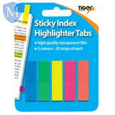 Index Neon Sticky Highlighter Tabs (Stationery Essential) Mansuri